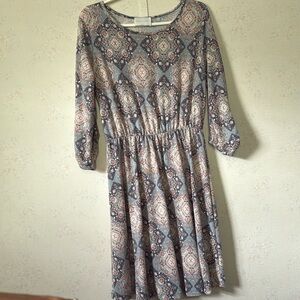 Stitch Fix French Grey♡Terry knit supersoft dress